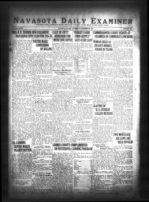 Navasota Daily Examiner (Navasota, Tex.), Vol. 36, No. 240, Ed. 1 Thursday, November 22, 1934