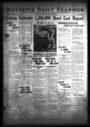 Navasota Daily Examiner (Navasota, Tex.), Vol. 38, No. 172, Ed. 1 Tuesday, September 8, 1936