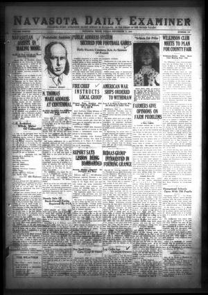 Navasota Daily Examiner (Navasota, Tex.), Vol. 38, No. 175, Ed. 1 Friday, September 11, 1936