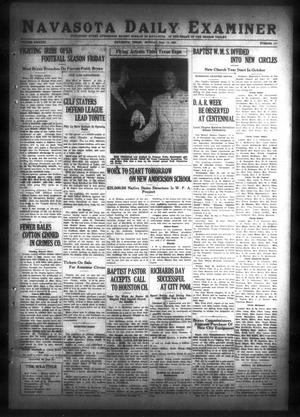 Navasota Daily Examiner (Navasota, Tex.), Vol. 38, No. 177, Ed. 1 Monday, September 14, 1936