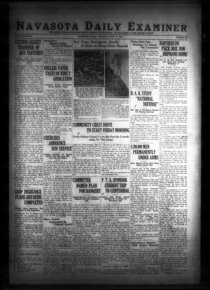 Navasota Daily Examiner (Navasota, Tex.), Vol. 38, No. 228, Ed. 1 Thursday, November 12, 1936