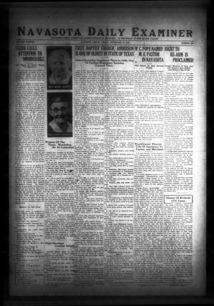 Primary view of object titled 'Navasota Daily Examiner (Navasota, Tex.), Vol. 38, No. 229, Ed. 1 Friday, November 13, 1936'.