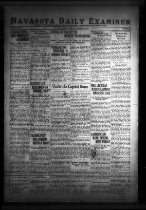 Navasota Daily Examiner (Navasota, Tex.), Vol. 38, No. 238, Ed. 1 Tuesday, November 24, 1936