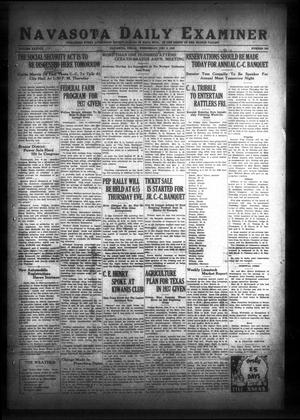 Navasota Daily Examiner (Navasota, Tex.), Vol. 38, No. 250, Ed. 1 Wednesday, December 9, 1936