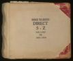 Thumbnail image of item number 1 in: 'Travis County Deed Records: Direct Index to Deeds 1927-1930 S-Z'.