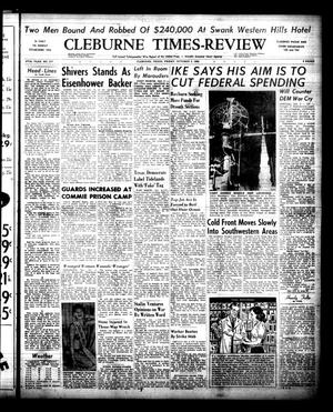 Cleburne Times-Review (Cleburne, Tex.), Vol. 47, No. 277, Ed. 1 Friday, October 3, 1952