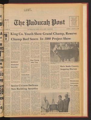 The Paducah Post (Paducah, Tex.), Vol. 73, No. 46, Ed. 1 Thursday, January 24, 1980