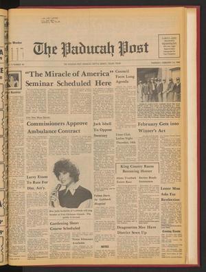 The Paducah Post (Paducah, Tex.), Vol. 73, No. 49, Ed. 1 Thursday, February 14, 1980