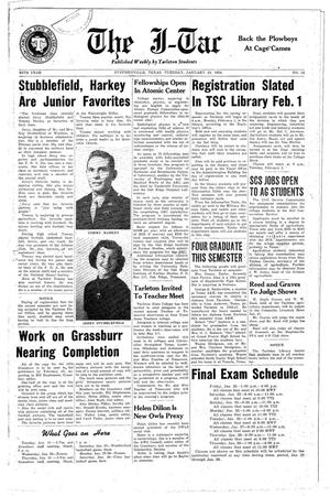 The J-TAC (Stephenville, Tex.), Vol. 34, No. 14, Ed. 1 Tuesday, January 19, 1954