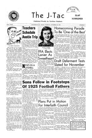 The J-TAC (Stephenville, Tex.), Vol. 36, No. 7, Ed. 1 Tuesday, October 25, 1955