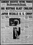 Thumbnail image of item number 1 in: 'The Brownsville Herald (Brownsville, Tex.), Vol. 49, No. 49, Ed. 1 Thursday, August 22, 1940'.