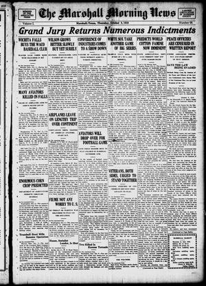 The Marshall Morning News (Marshall, Tex.), Vol. 1, No. 28, Ed. 1 Thursday, October 9, 1919