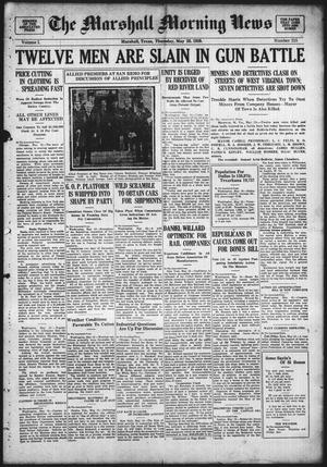 The Marshall Morning News (Marshall, Tex.), Vol. 1, No. 215, Ed. 1 Thursday, May 20, 1920