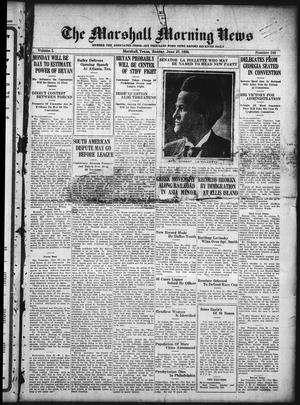 The Marshall Morning News (Marshall, Tex.), Vol. 1, No. 248, Ed. 1 Sunday, June 27, 1920