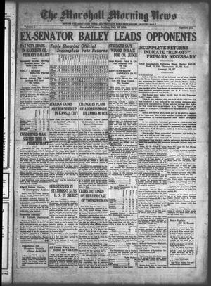 The Marshall Morning News (Marshall, Tex.), Vol. 1, No. 272, Ed. 1 Sunday, July 25, 1920