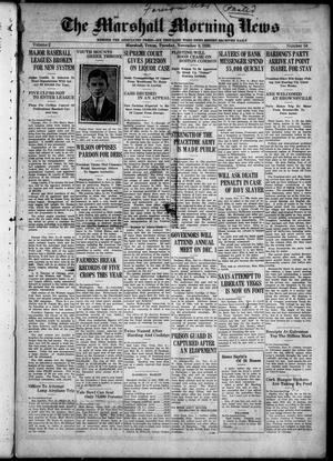 The Marshall Morning News (Marshall, Tex.), Vol. 2, No. 54, Ed. 1 Tuesday, November 9, 1920