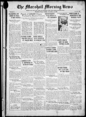 The Marshall Morning News (Marshall, Tex.), Vol. 2, No. 60, Ed. 1 Tuesday, November 16, 1920