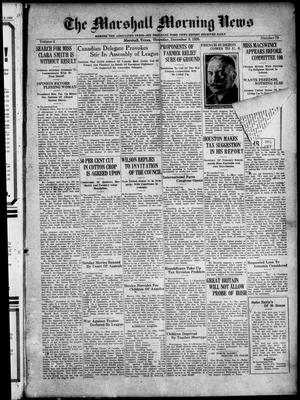 The Marshall Morning News (Marshall, Tex.), Vol. 2, No. 79, Ed. 1 Thursday, December 9, 1920