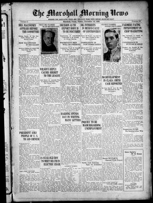 The Marshall Morning News (Marshall, Tex.), Vol. 2, No. 80, Ed. 1 Friday, December 10, 1920