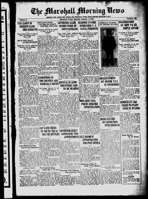 The Marshall Morning News (Marshall, Tex.), Vol. 2, No. 105, Ed. 1 Sunday, January 9, 1921