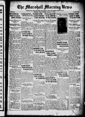 The Marshall Morning News (Marshall, Tex.), Vol. 2, No. 106, Ed. 1 Tuesday, January 11, 1921