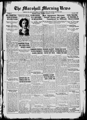 The Marshall Morning News (Marshall, Tex.), Vol. 2, No. 120, Ed. 1 Thursday, January 27, 1921