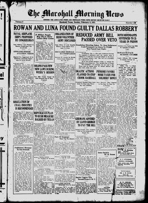 The Marshall Morning News (Marshall, Tex.), Vol. 2, No. 129, Ed. 1 Sunday, February 6, 1921