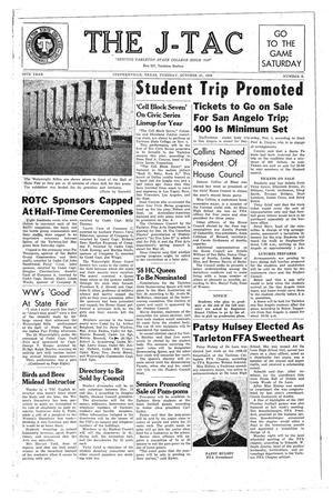 The J-TAC (Stephenville, Tex.), Vol. 38, No. 6, Ed. 1 Tuesday, October 21, 1958