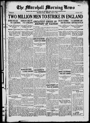 The Marshall Morning News (Marshall, Tex.), Vol. 2, No. 182, Ed. 1 Saturday, April 9, 1921