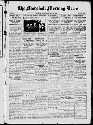 Primary view of object titled 'The Marshall Morning News (Marshall, Tex.), Vol. 2, No. 219, Ed. 1 Sunday, May 22, 1921'.
