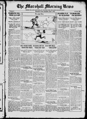 The Marshall Morning News (Marshall, Tex.), Vol. 2, No. 230, Ed. 1 Saturday, June 4, 1921