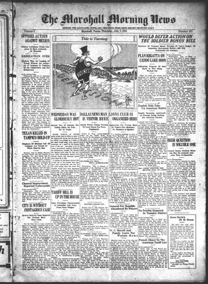 The Marshall Morning News (Marshall, Tex.), Vol. 2, No. 257, Ed. 1 Thursday, July 7, 1921