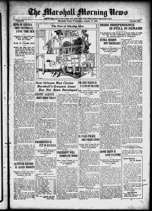 The Marshall Morning News (Marshall, Tex.), Vol. 2, No. 292, Ed. 1 Wednesday, August 17, 1921