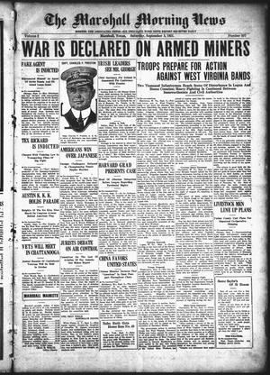 The Marshall Morning News (Marshall, Tex.), Vol. 2, No. 307, Ed. 1 Saturday, September 3, 1921