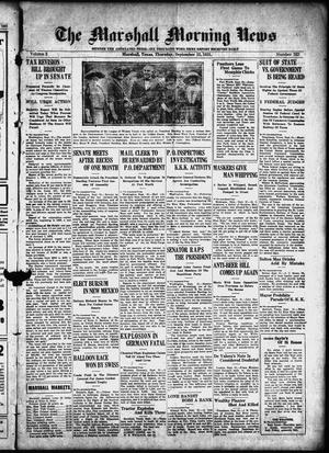 The Marshall Morning News (Marshall, Tex.), Vol. 2, No. 322, Ed. 1 Thursday, September 22, 1921