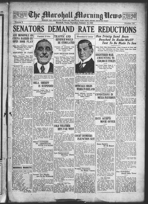 The Marshall Morning News (Marshall, Tex.), Vol. 3, No. 116, Ed. 1 Thursday, January 19, 1922
