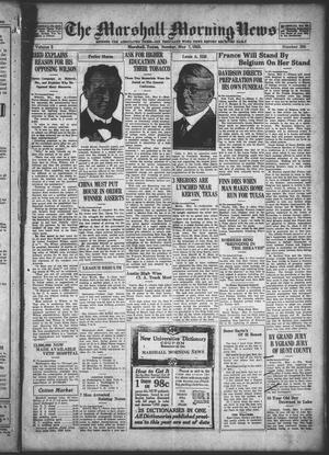 The Marshall Morning News (Marshall, Tex.), Vol. 3, No. 206, Ed. 1 Sunday, May 7, 1922