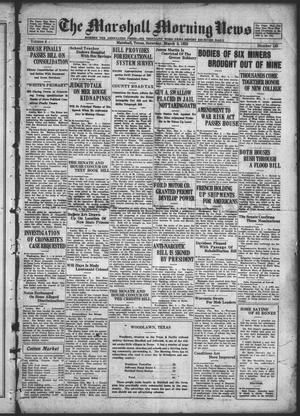 The Marshall Morning News (Marshall, Tex.), Vol. 4, No. 148, Ed. 1 Saturday, March 3, 1923