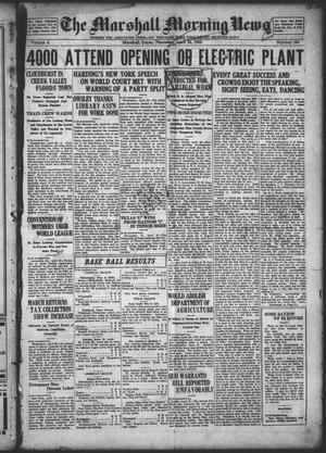 The Marshall Morning News (Marshall, Tex.), Vol. 4, No. 194, Ed. 1 Thursday, April 26, 1923