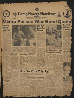 Camp Howze Howitzer (Camp Howze, Tex.), Vol. 2, No. 52, Ed. 1 Friday, August 11, 1944