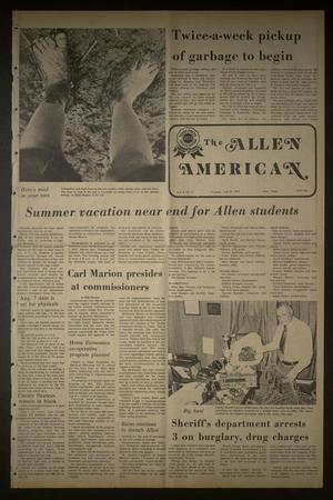 The Allen American (Allen, Tex.), Vol. 4, No. 5, Ed. 1 Tuesday, July 31, 1973
