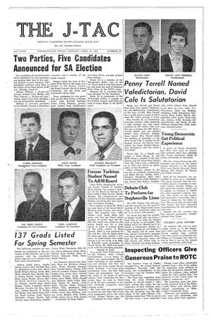 The J-TAC (Stephenville, Tex.), Vol. 49, No. 25, Ed. 1 Tuesday, April 18, 1961