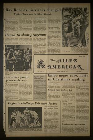 The Allen American (Allen, Tex.), Vol. 4, No. 18, Ed. 1 Tuesday, October 30, 1973