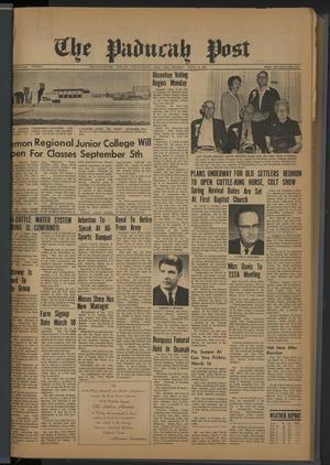 Primary view of object titled 'The Paducah Post (Paducah, Tex.), Vol. [64], No. 1, Ed. 1 Thursday, March 9, 1972'.