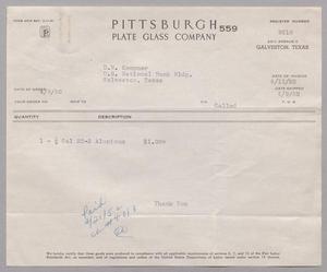[Invoice for Aluminum, April 1952]