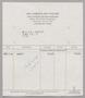 Primary view of [Invoice for Chest, April 1954]