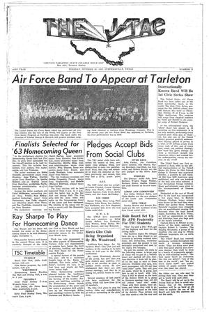 The J-TAC (Stephenville, Tex.), Vol. 43, No. 6, Ed. 1 Tuesday, October 29, 1963