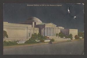 [Postcard of the National Gallery of Art, Washington D. C., October 26, 1945]