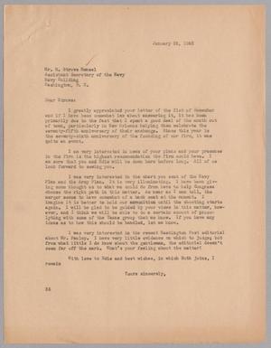 [Letter from Harris L. Kempner to Mr. H. Struve Hensel, January 23, 1946]