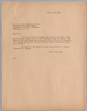 [Letter from Harris L. Kempner to Mr. W. H. Gill, January 12, 1946]